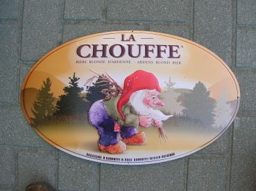 H33:La Chouffe bord.\n55 bij 35 cm.