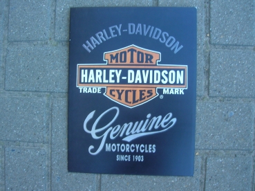 H76:Harley Davidson reclamebord.